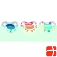 bibi soother Happiness Densil 0-6 ring play with us assorted SV-A 6 pcs