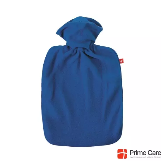 emosan Wärmeflasche Klassik Vlies Blau 1.8L buy online