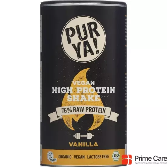 Purya! Vegan High-Protein Shake Vanilla Bio 550g buy online