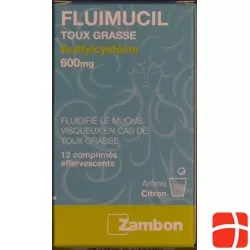 Fluimucil Erkältungshust Brausetabletten 600mg 12 Stück