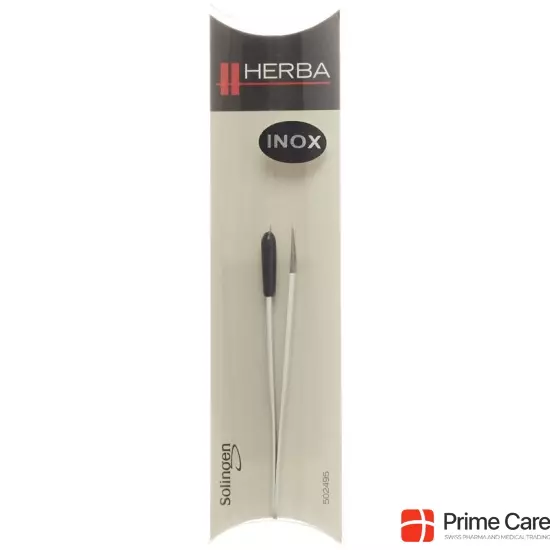 Herba tweezers pointed inox white buy online