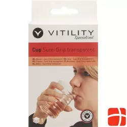 Vitility Mug Sure-Grip 200ml Transparent