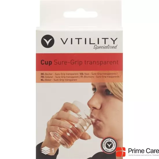 Vitility Mug Sure-Grip 200ml Transparent buy online
