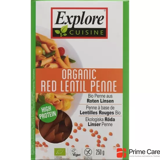Explore Cuisine Penne Aus Roten Linsen Bio 250g buy online