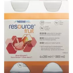 Resource Fruit Drink Birne-Kirsche 4x 200ml