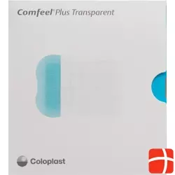 Comfeel Plus Hydrokol Verband 5x7cm Trans 10 Stück