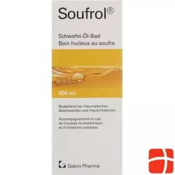 Soufrol sulphur-oil-bath bottle 800ml