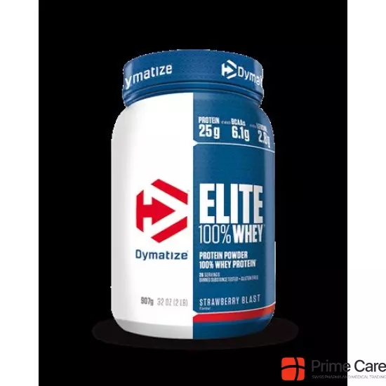 Dymatize Elite Whey Strawberry Blast Dose 4540g buy online
