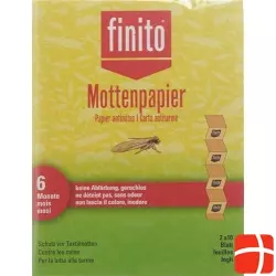 Finito Mottenpapier (neu) 2x 10 Stück