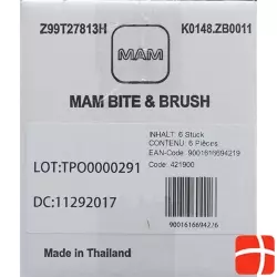 Mam Bite & Brush 3+m Ass 6 Stück