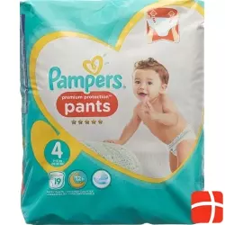 Pampers Prem Prot Pan Grösse 4 9-15kg Maxi Trag 19 Stück