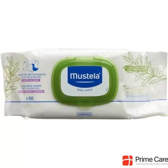 Mustela Reinigungstücher Olivenöl 50 Stück buy online