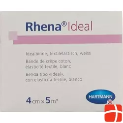 Rhena Ideal Elastic Bandage 4cmx5m White