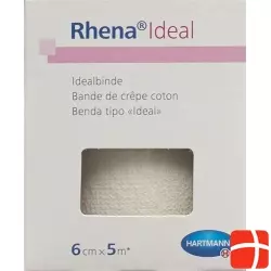 Rhena Ideal Elastische Binde 6cmx5m Weiss Neu