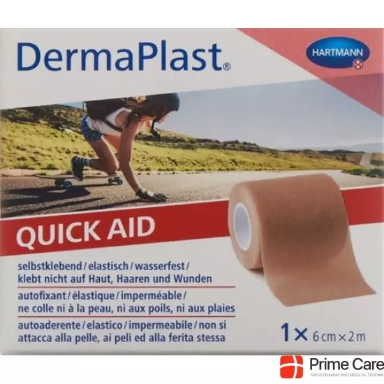 Dermaplast Quickaid 6cmx2m skin-coloured buy online