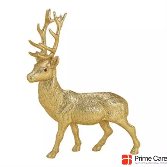 Herboristeria Dekofigur 39cm Hirsch Gold Gross buy online