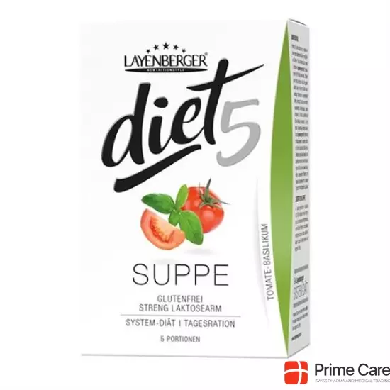Layenberger Diet5 Suppe Tomate-Basilikum 5x 50g buy online