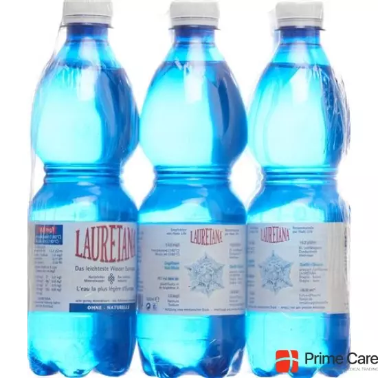 Lauretana Mineralwasser O Kohlens 6 Petflasche 1.5L buy online