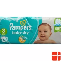 Pampers Baby Dry Grösse 3 6-10kg Midi Sparpack 52 Stück