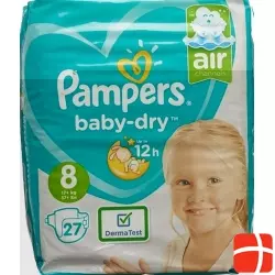 Pampers Baby Dry Grösse 8 17+kg Extra Large Spar 28 Stück