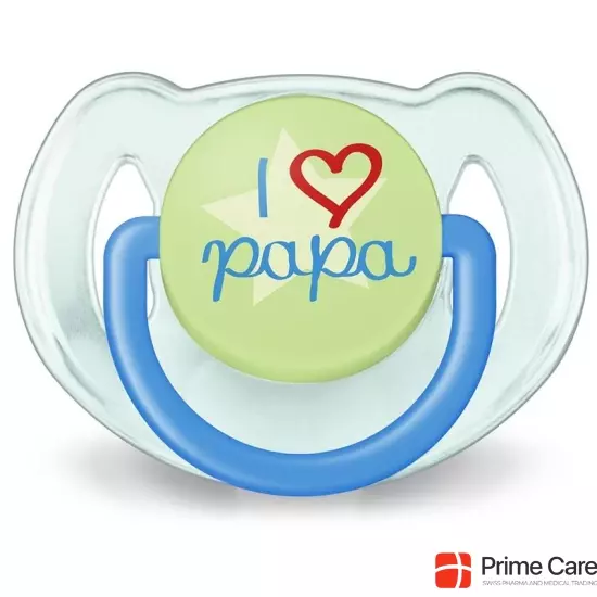 Avent Philips Beruhigungssauger I love Papa und Kiss me 6-18 Monate Boy 2 Stück buy online