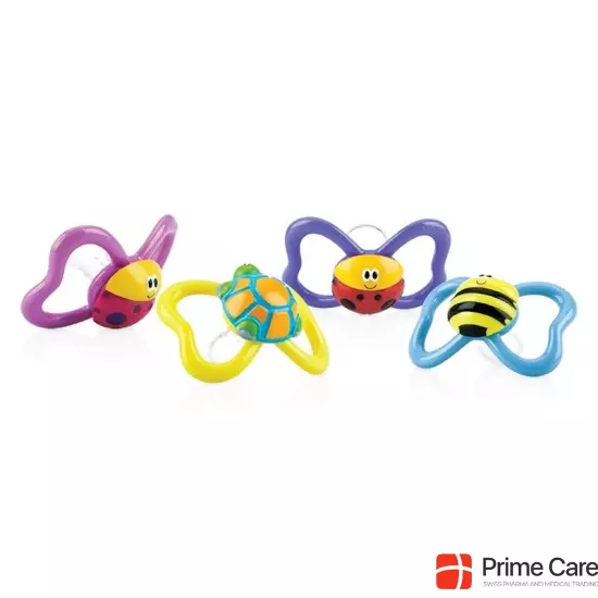 Nuby Nuggi Paci-Pals Oval Silikon Noppen 6-36 buy online
