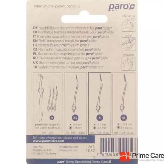 Paro Slider Refill-Brushes S 6 Stück buy online