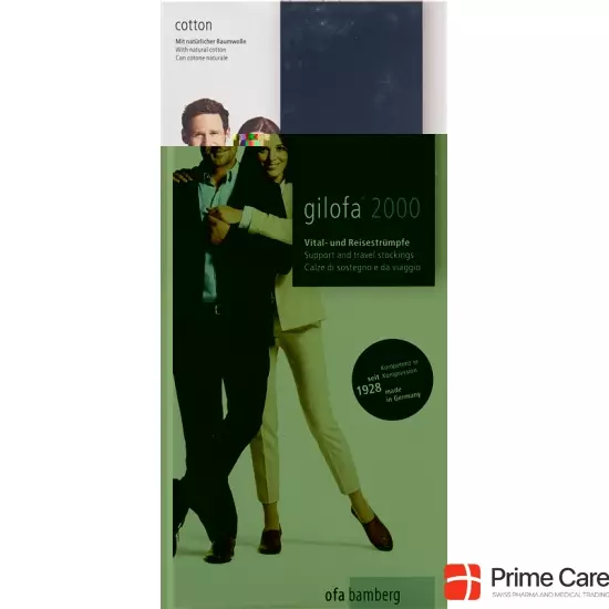 Gilofa 2000 Kniestrumpf Grösse 4 45/47 Marine 1 Paar buy online