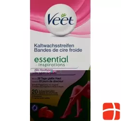 Veet Kaltwachsstreifen Beine&Körper Essen 10x 2 Stück