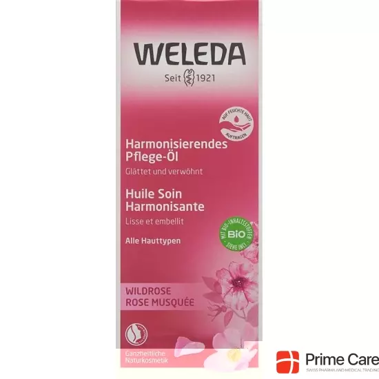 Weleda Wildrose Harmonisierendes Pflege-Öl Glasflasche 100ml buy online
