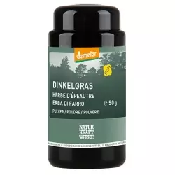 Naturkraftwerke Dinkelgras Pulver Demeter 50g