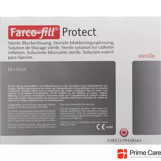 Farco-fill Protect Sterile Blockerloes 10x 10ml buy online