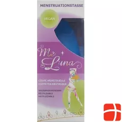 Me Luna Menstruationstasse Classic L Blau