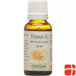 Chrisana Vitamin D3 Tropfen Pip Flasche 20ml