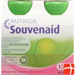 Souvenaid Trinknahrung Erdbeer 4x 125ml