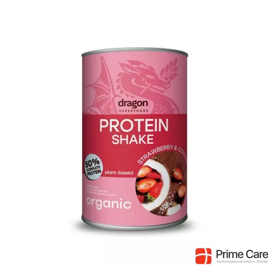 Dragon Superfoods Protein Shake Strawbe&coc 450g buy online