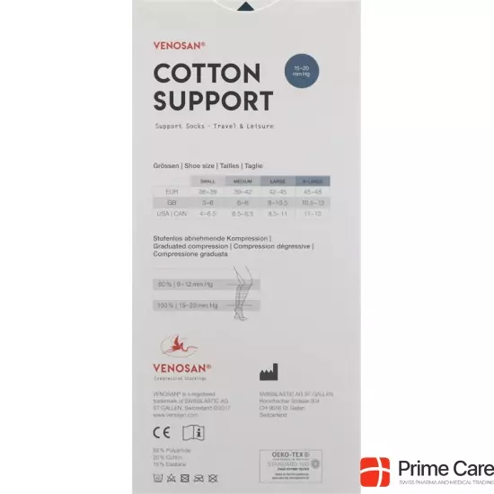 Venosan Cotton A-d Support Socks XL Olive 1 Paar buy online