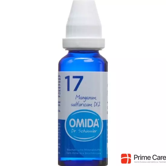 Omida Schüssler No17 Mang Sulf Dil D 12 Flasche 30ml buy online