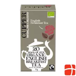 Cupper English Breakfast Tee Fairtrade Bio 20 Stück
