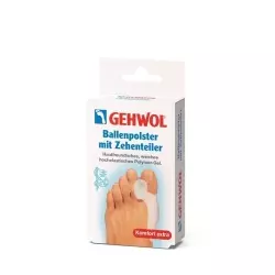 Gehwol ball pad with toe divider