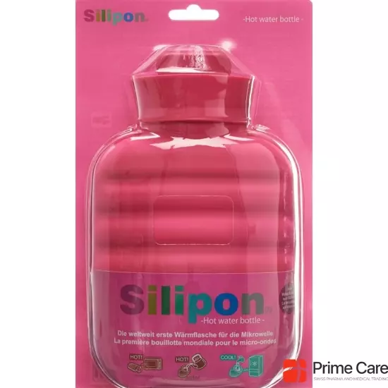 Silipon hot water bottle 1L Pink Made of silicone buy online