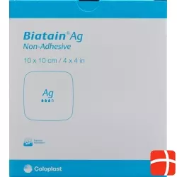 Biatain Ag Non-Adhesive 10x10cm 5 Stück