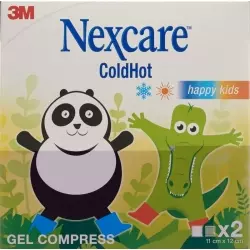 3M Nexcare Coldhot 12x11cm Happy Kids 2 Pieces