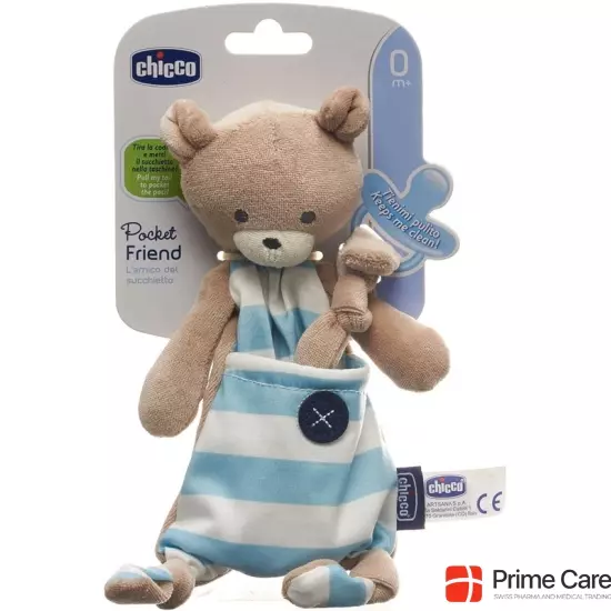 Chicco pacifier holder Pocket Friends Boy 0m+ buy online
