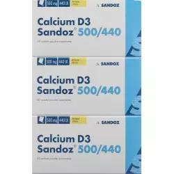 Calcium D3 Sandoz Pulver 500/440 Beutel 90 Stück
