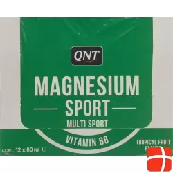 Qnt Magnesium Vit B6 Shot Tropical Frui 12x 80ml