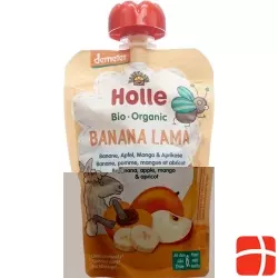 Holle Banana Lama Pouchy Banana Apple Mango Apricot 100g