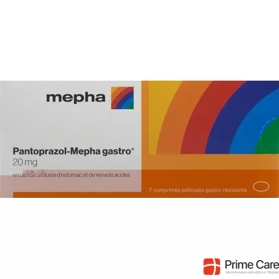 Pantoprazol Mepha Gastro Filmtabletten 20mg 7 Stück buy online