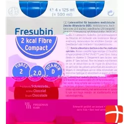 Fresubin 2 Kcal Compact Schokolade Neu 4 Flasche 125ml