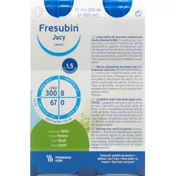 Fresubin Jucy Drink Apfel 4 Flatcap 200ml